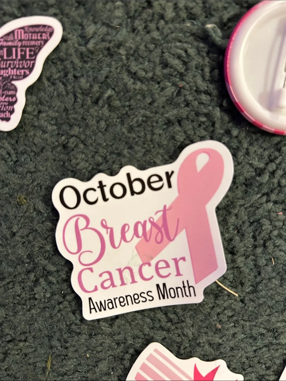 Pink Breast Cancer Awareness Party Favor Pack